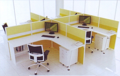 Connector 5-Cluster of 4 Office Workstation