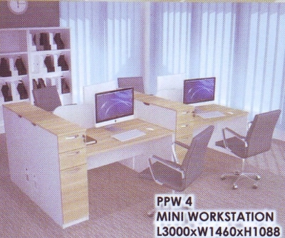 PPW 4-Mini Office Workstation